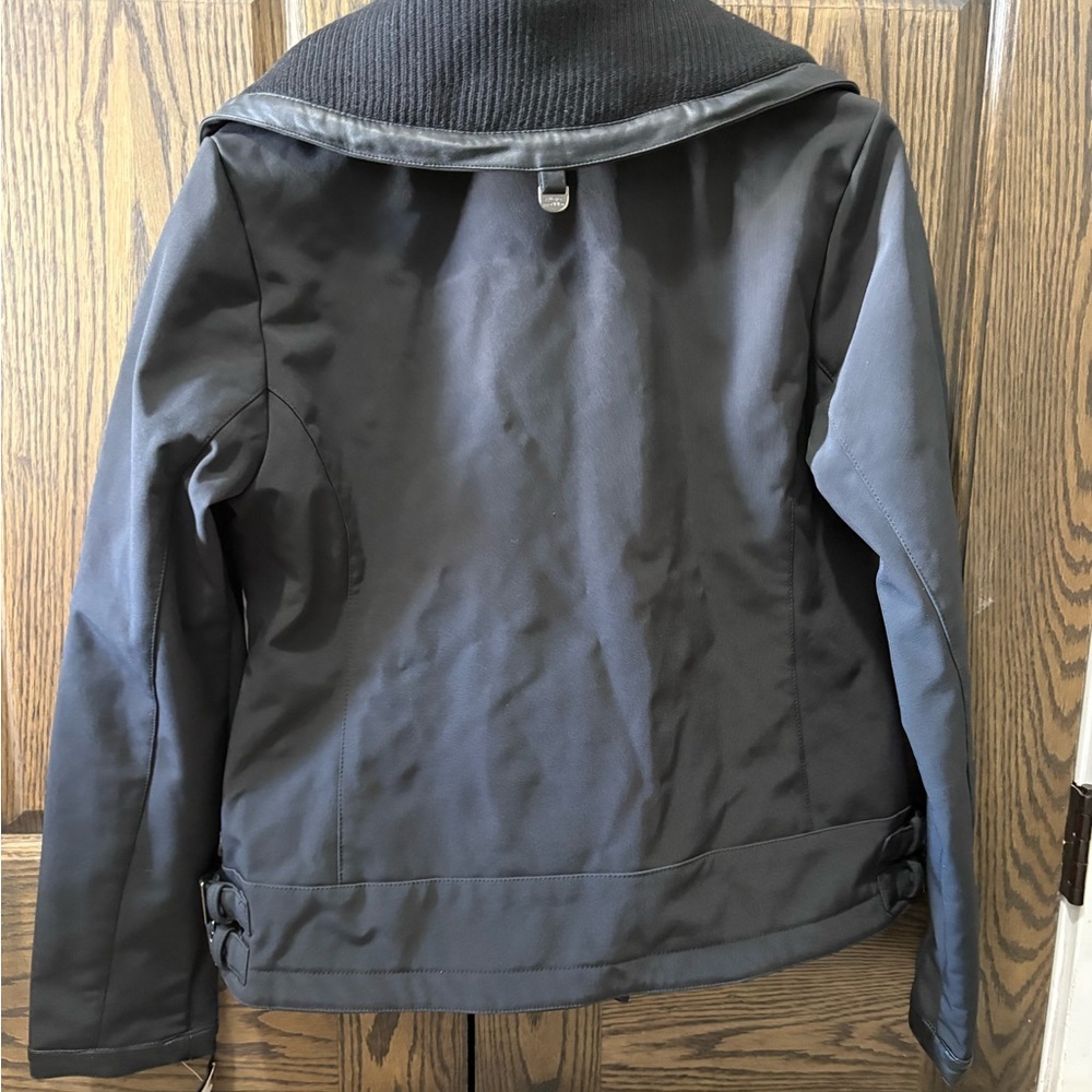 Steve Madden Black Jacket with leather trim - Picture 7 of 7